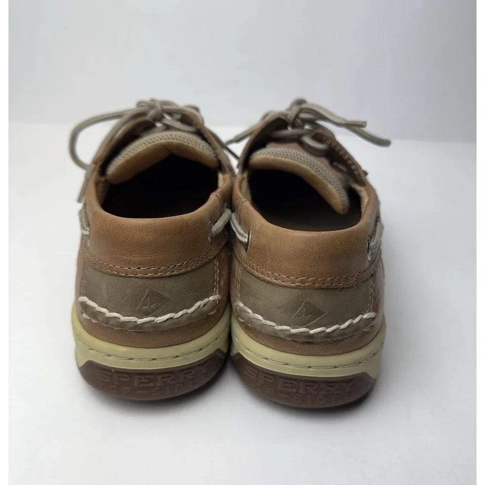 Sperry Men's Billfish 3-Eye Boat Casual Shoes, Dark Tan, Size 8W US